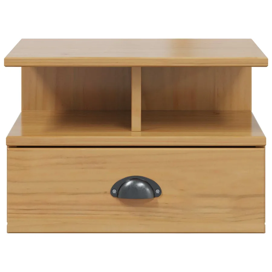 Cabinet de chevet HILL Marron miel 40 x 31 x 27 cm Pin massif - 5