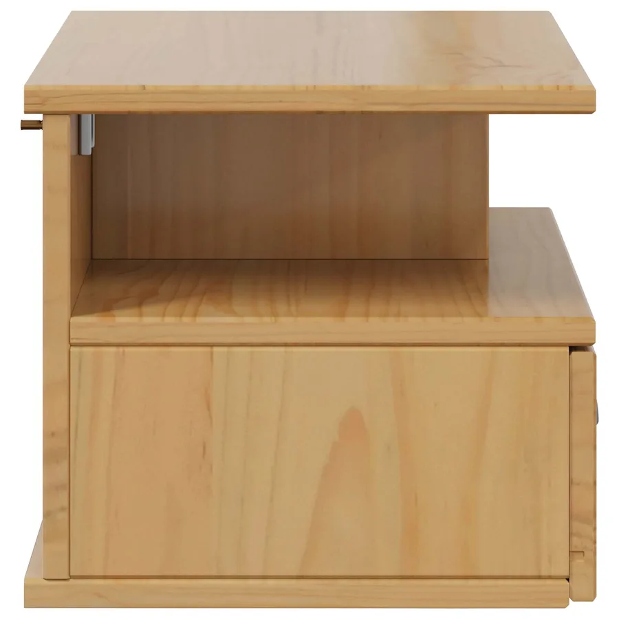 Cabinet de chevet HILL Marron miel 40 x 31 x 27 cm Pin massif - 6