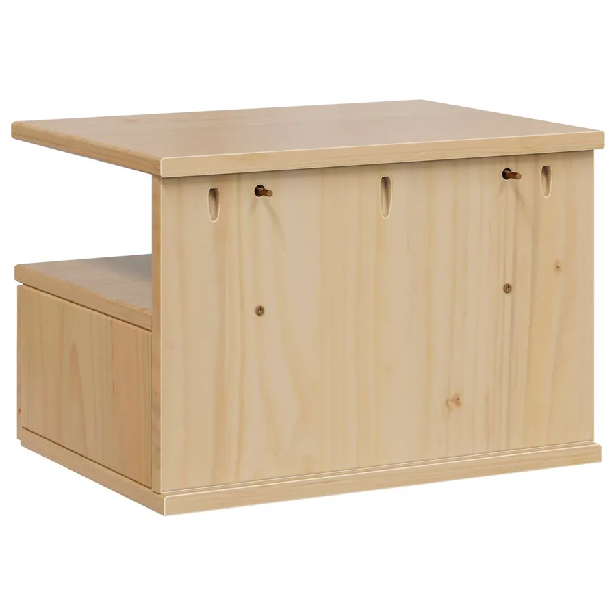 Cabinet de chevet HILL Marron miel 40 x 31 x 27 cm Pin massif - 7