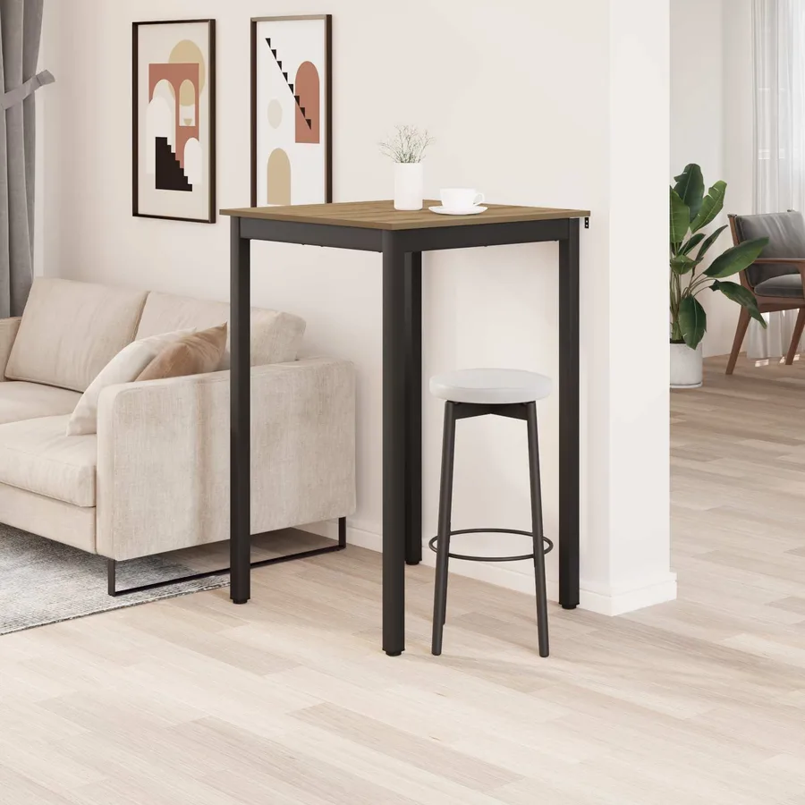 Table de bar debout Bois d'ingénierie Carré - 4