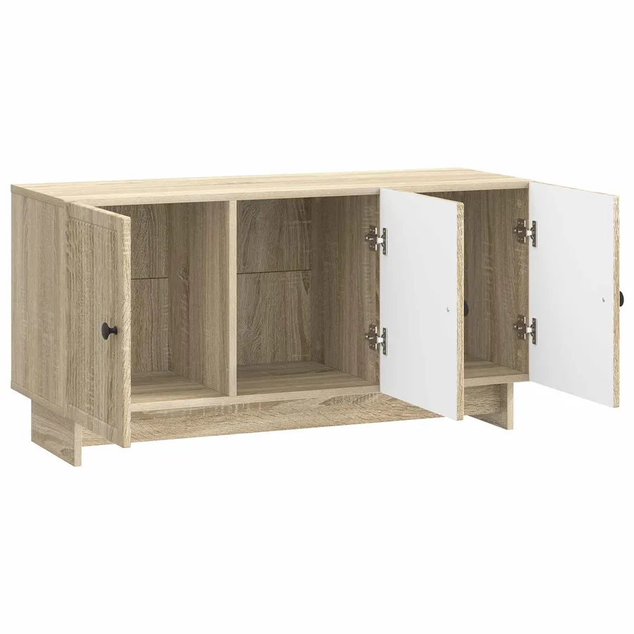 Meuble TV Chêne Sonoma 99 x 34,5 x 50 cm Bois d'ingénierie - 5