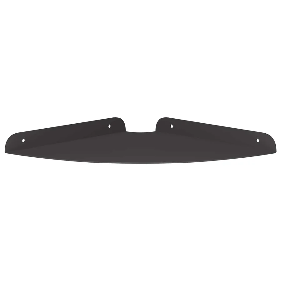 Étagère flottante avec étagère 4 pcs Noir 24 x 24 x 2 cm - 5