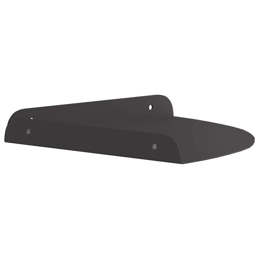 Étagère flottante avec étagère 4 pcs Noir 24 x 24 x 2 cm - 6