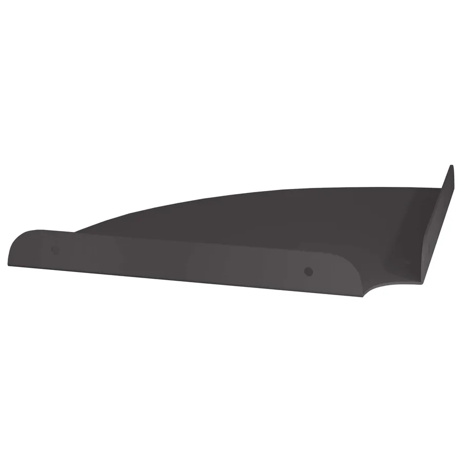 Étagère flottante avec étagère 4 pcs Noir 24 x 24 x 2 cm - 7