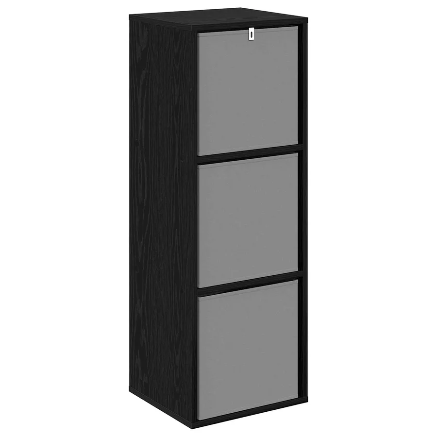 Buffet avec tiroir Chêne noir 35 x 32 x 99,5 cm - 7