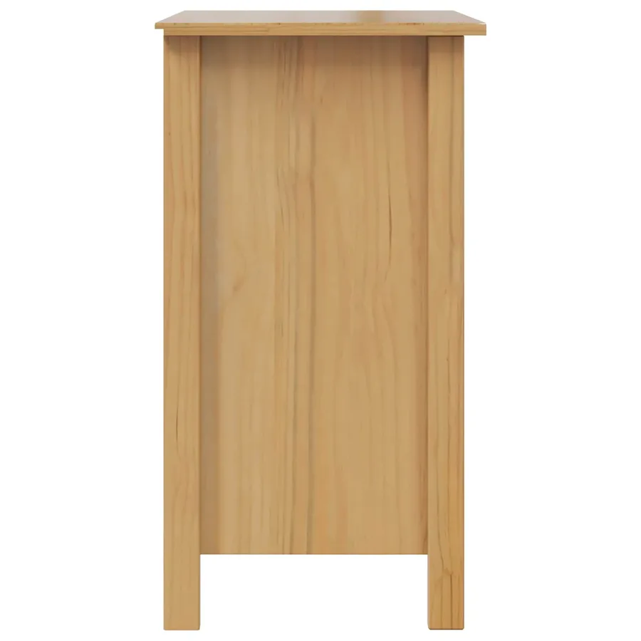 Cabinet de chevet avec tiroir HILL Marron miel 46 x 35 x 65 cm - 6