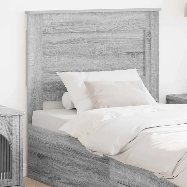 Tête de lit Gris Sonoma 75 cm Bois d'ingénierie