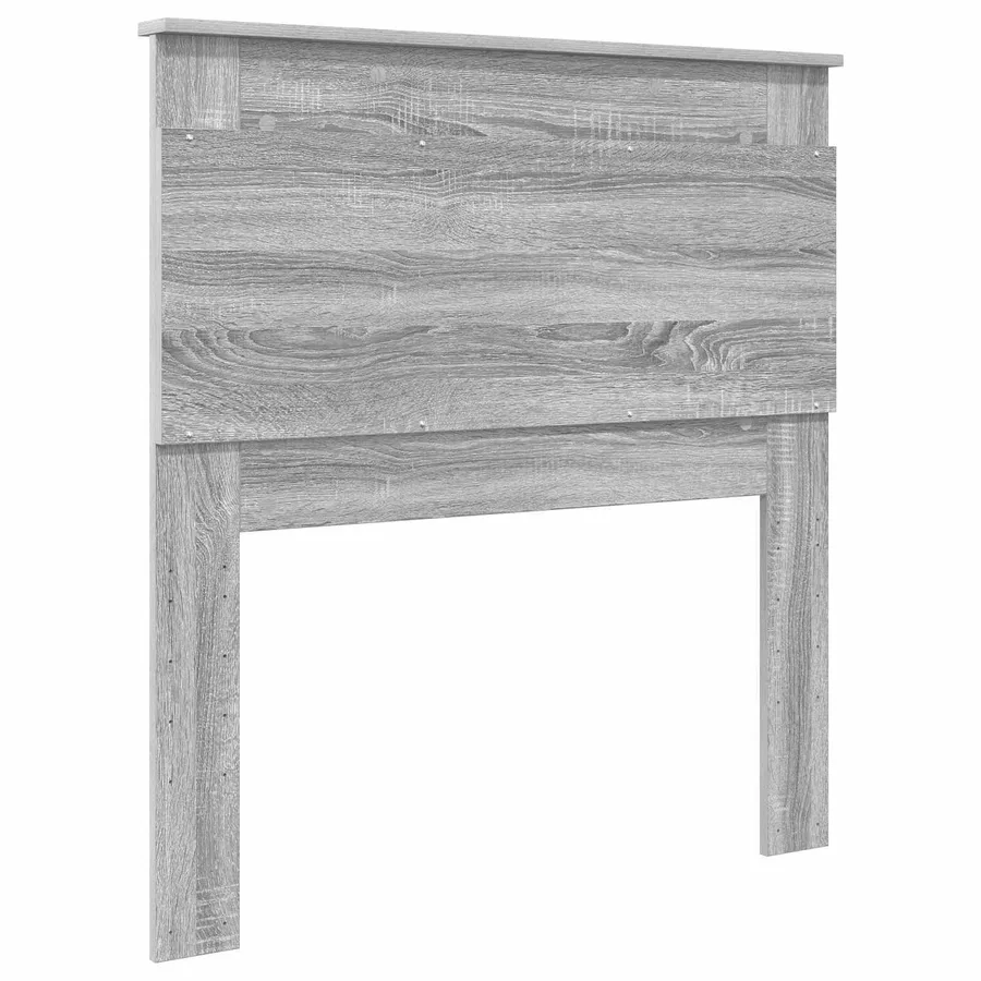 Tête de lit Gris Sonoma 75 cm Bois d'ingénierie - 6