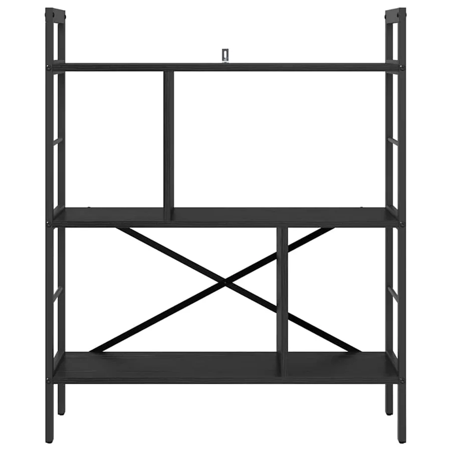 Étagère Chêne noir 75 x 30 x 91 cm Bois d'ingénierie - 5