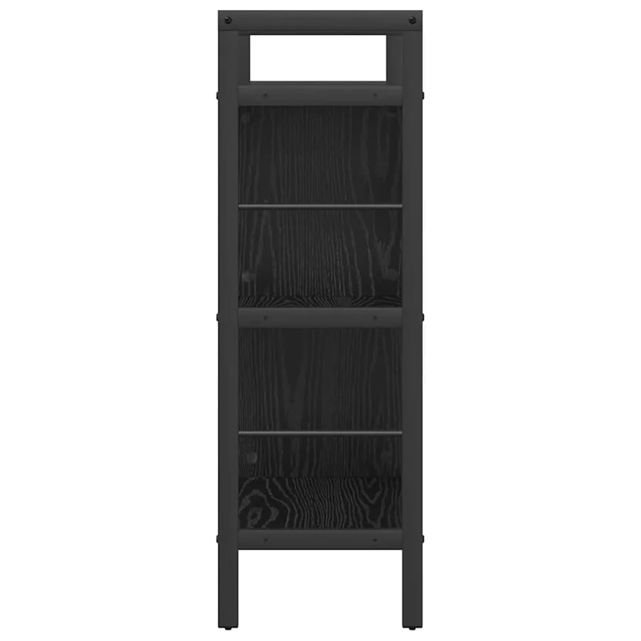 Étagère Chêne noir 75 x 30 x 91 cm Bois d'ingénierie - 6