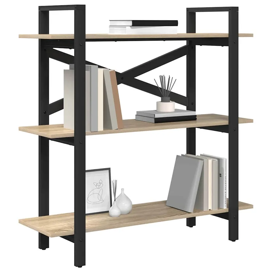 Étagère Chêne Sonoma 100 x 33,5 x 102 cm Bois d'ingénierie - 3