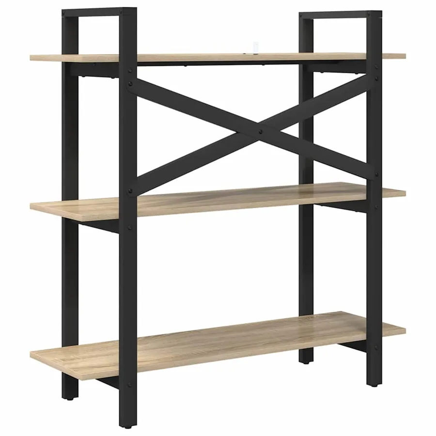 Étagère Chêne Sonoma 100 x 33,5 x 102 cm Bois d'ingénierie - 7