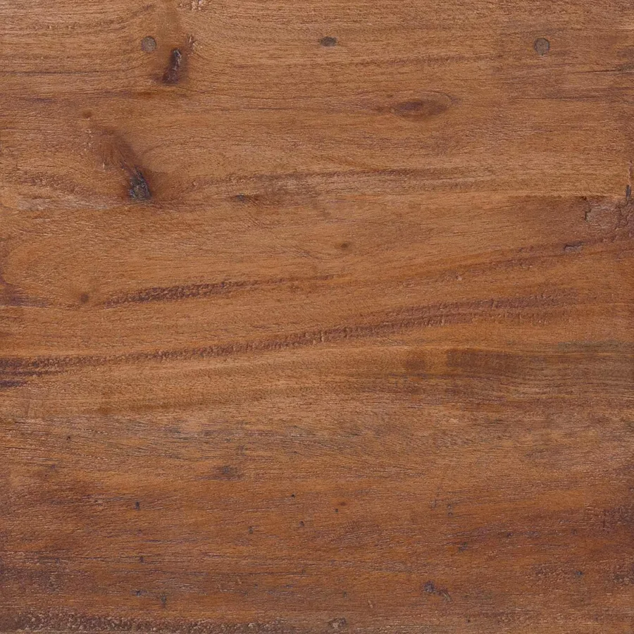 Table d'appoint Marron 38 x 28 x 72 cm Bois massif d'acajou - 11
