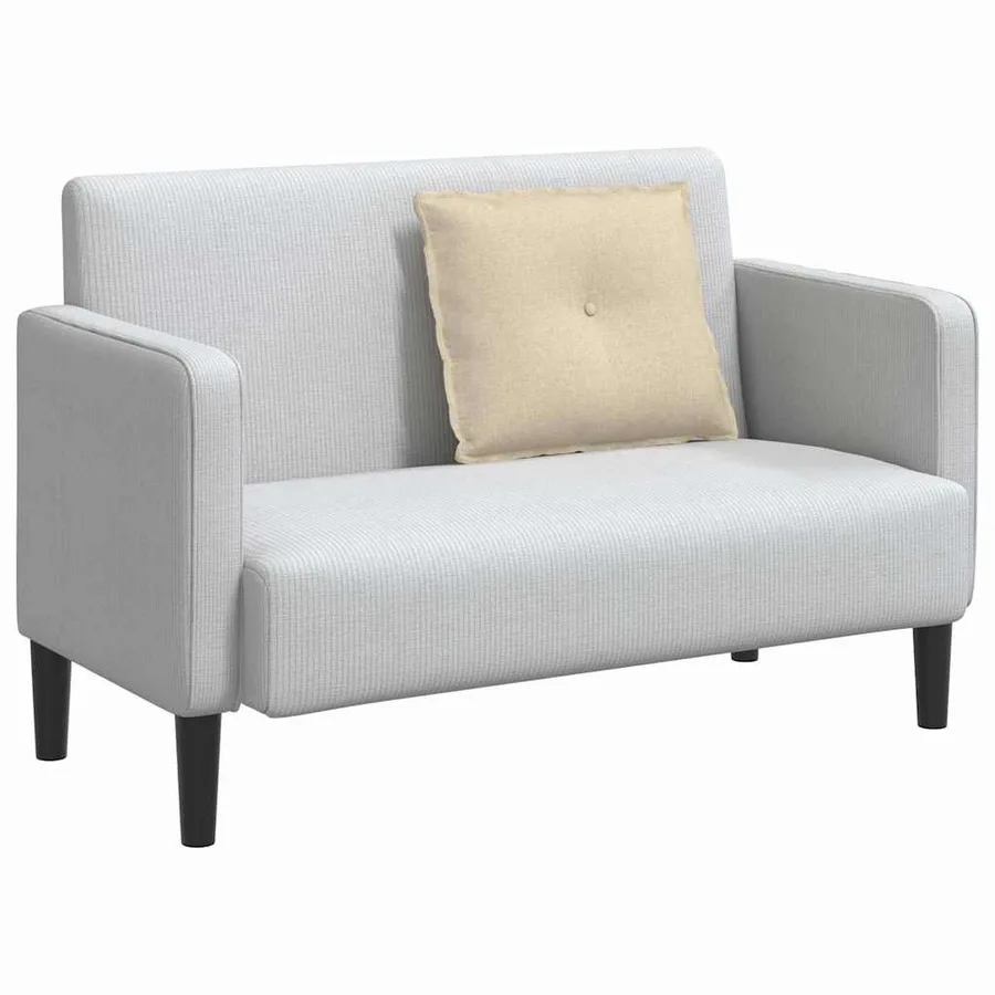 Coussin de Dos Crème 60 x 19 x 50 cm tissu - 3