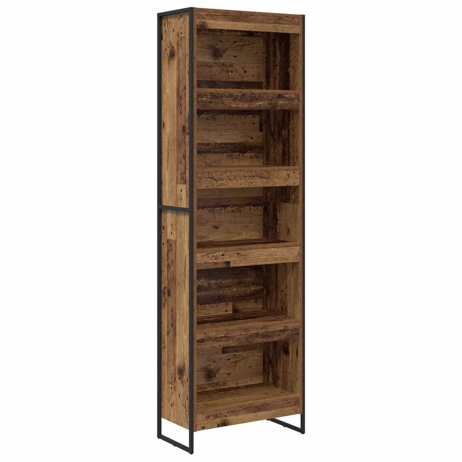 Bibliothèque 60 x 30 x 189,5 cm Bois d'ingénierie Bois Ancien - 2