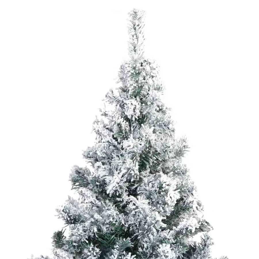 Sapin de Noël artificiel Blanc 180 cm PVC, Acier et Plastique - 11
