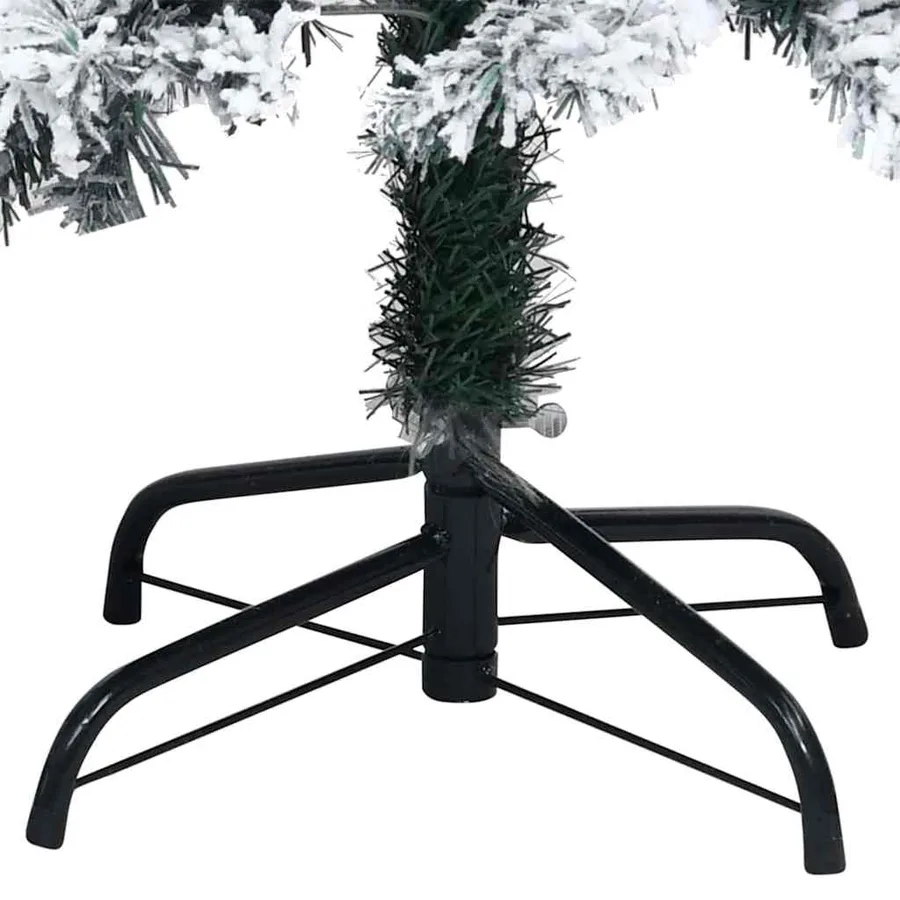 Sapin de Noël artificiel Blanc 180 cm PVC, Acier et Plastique - 13