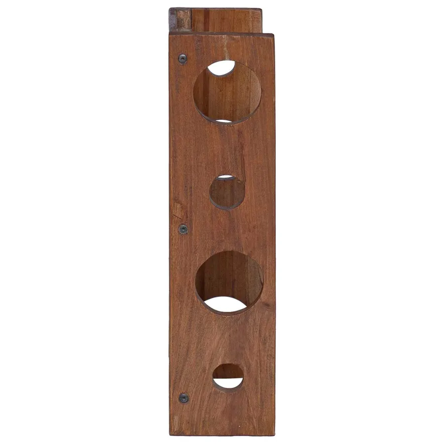 Étagère Marron 24 x 13 x 54 cm Bois de Mahogany Massif - 7