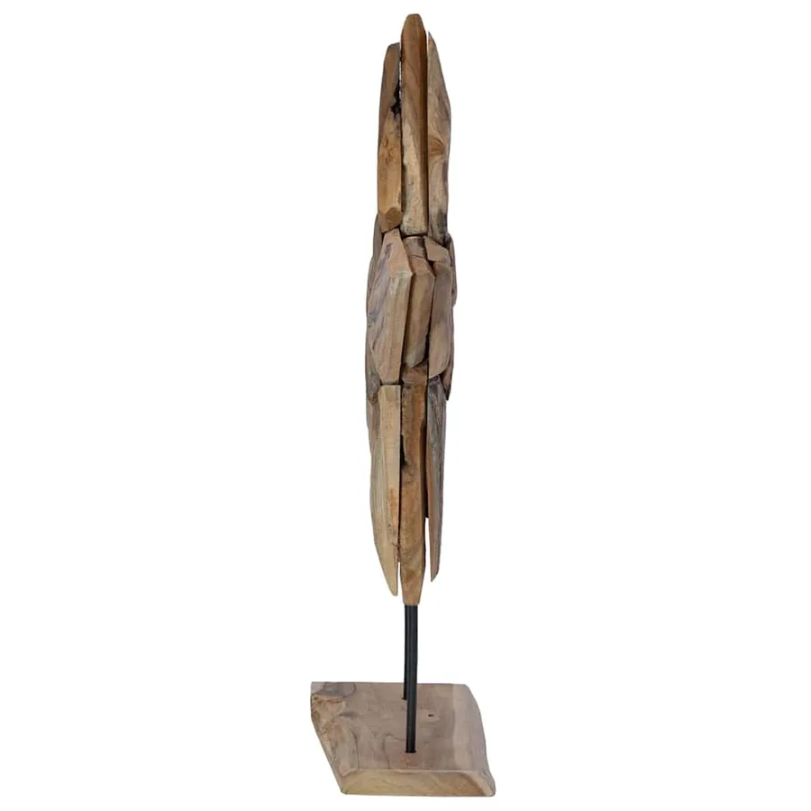 Étoile de Noël Marron 59,5 x 18 x 74 cm Bois de teck massif - 5