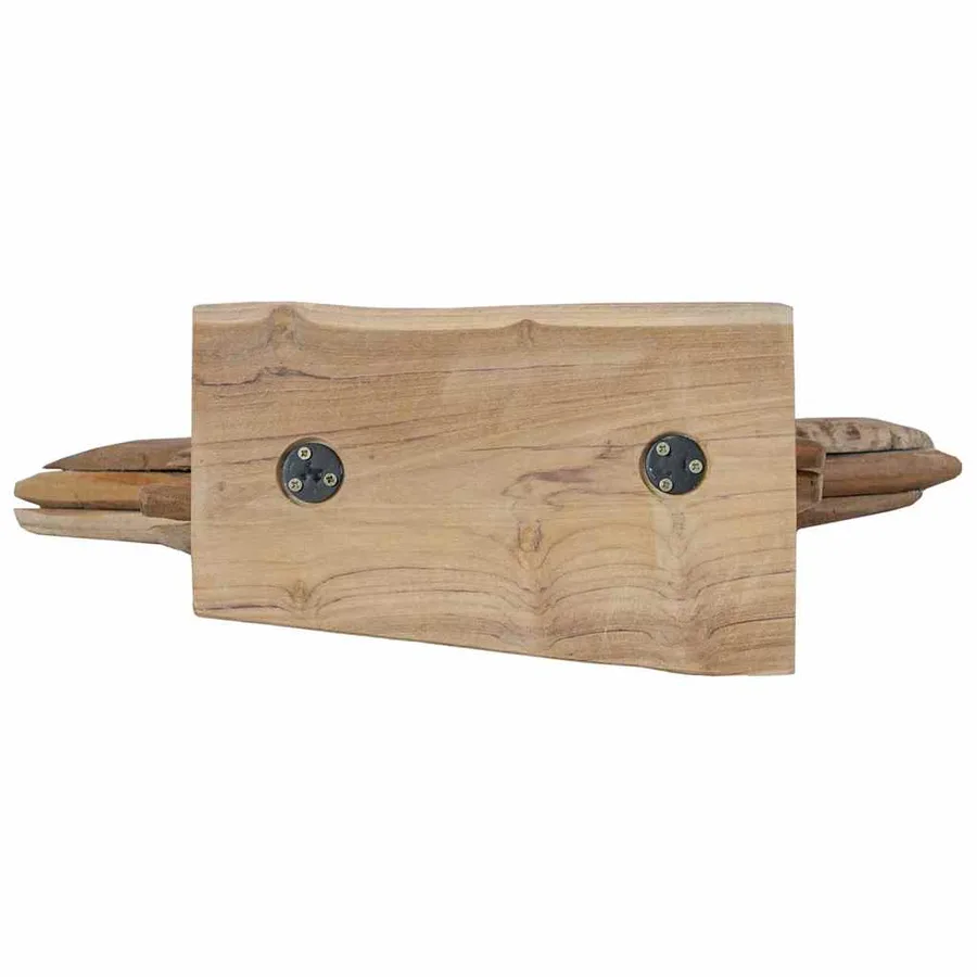 Étoile de Noël Marron 59,5 x 18 x 74 cm Bois de teck massif - 8
