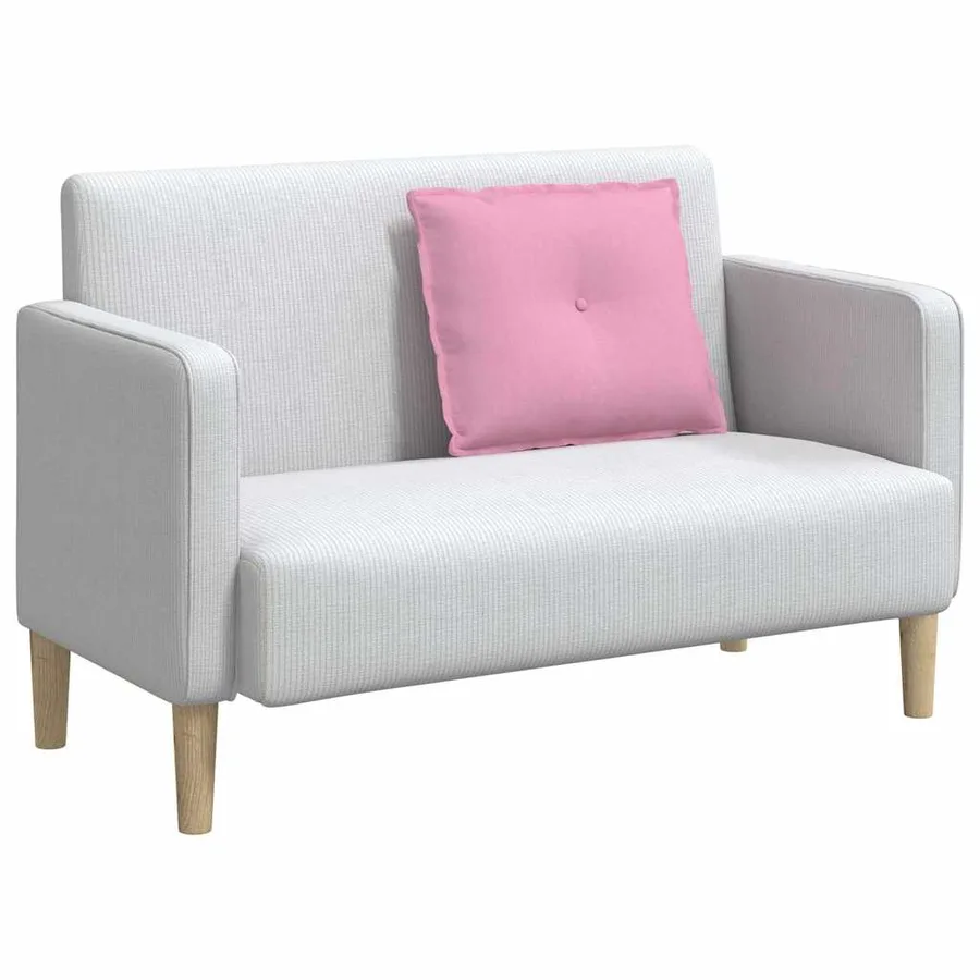 Coussin de Dos Rose 60 x 19 x 50 cm tissu - 3