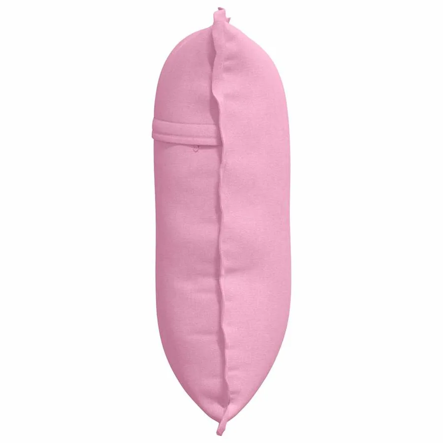 Coussin de Dos Rose 60 x 19 x 50 cm tissu - 6