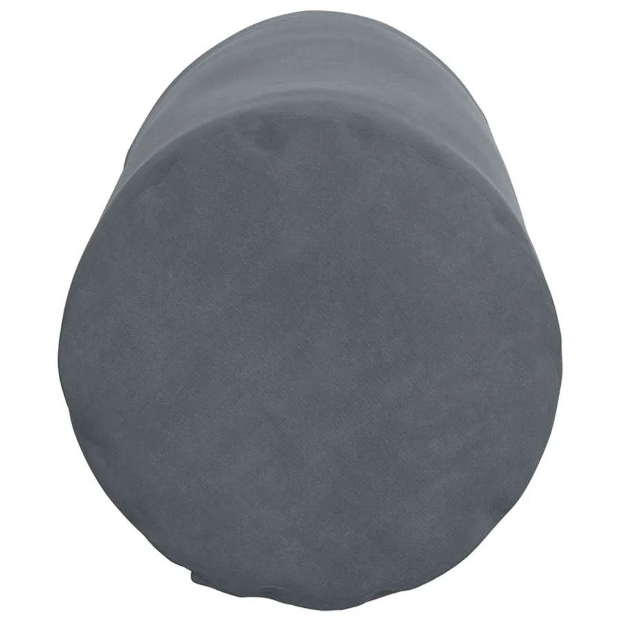 Coussins d'accent 2 pcs Gris foncé Ø 15 x 40 cm - 7