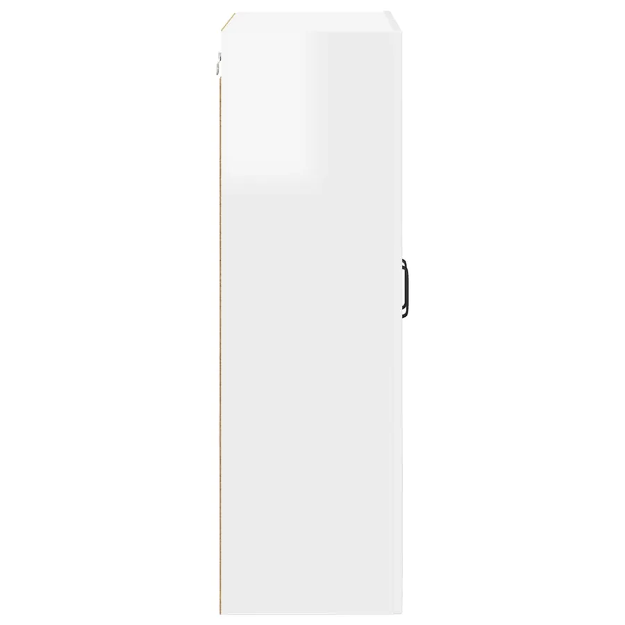 Cabinet en verre mural LUCCA Blanc brillant 60 x 31 x 100 cm - 7
