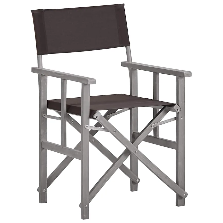 Chaises de metteur en scène lot de 2 Bois massif d'acacia - 2