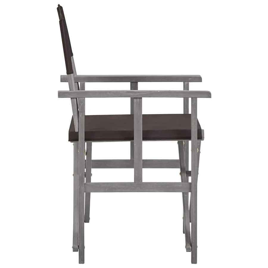 Chaises de metteur en scène lot de 2 Bois massif d'acacia - 4