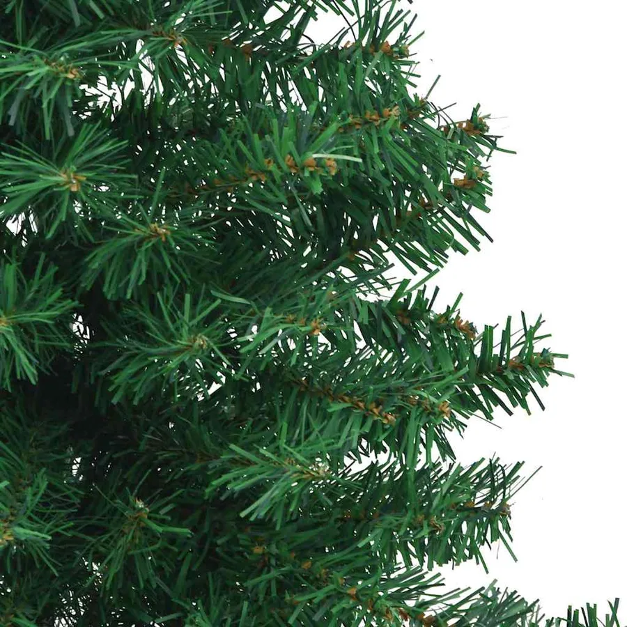 Arbre de Noël artificiel d'angle Vert 240 cm PVC et métal - 8