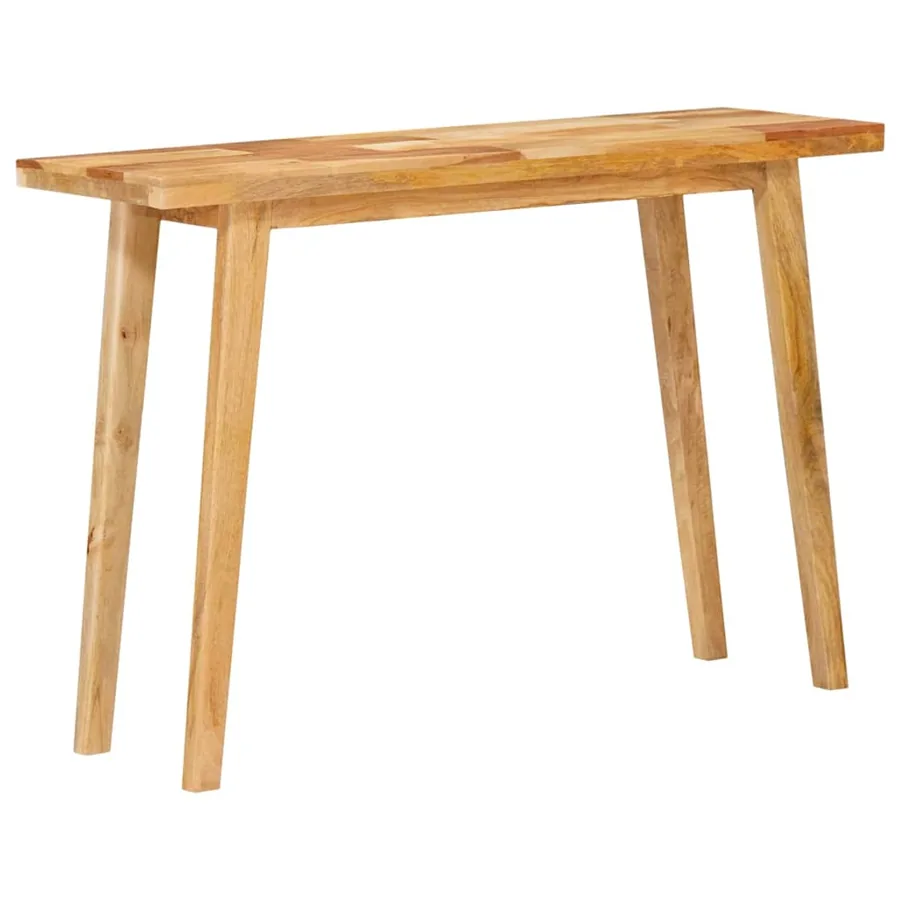 Table à dîner Naturel 100 x 35 x 75 cm Bois de mangue massif
