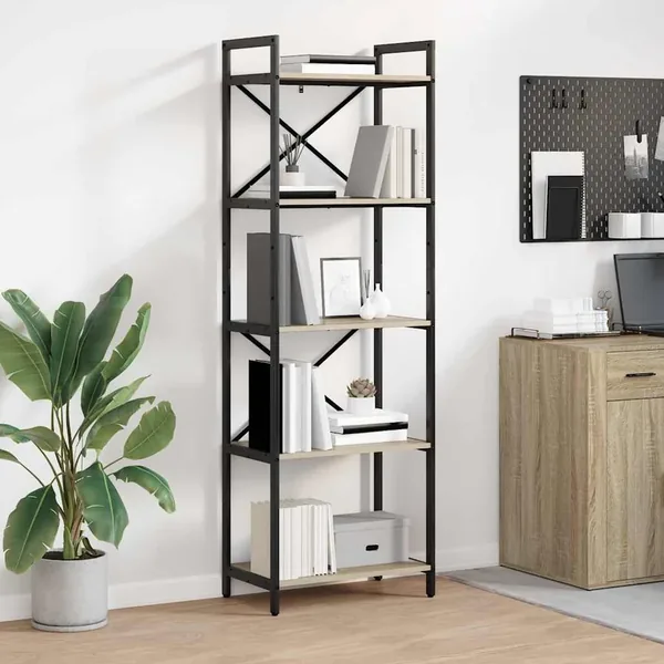 Étagère Chêne Sonoma 56 x 34 x 171 cm Bois d'ingénierie