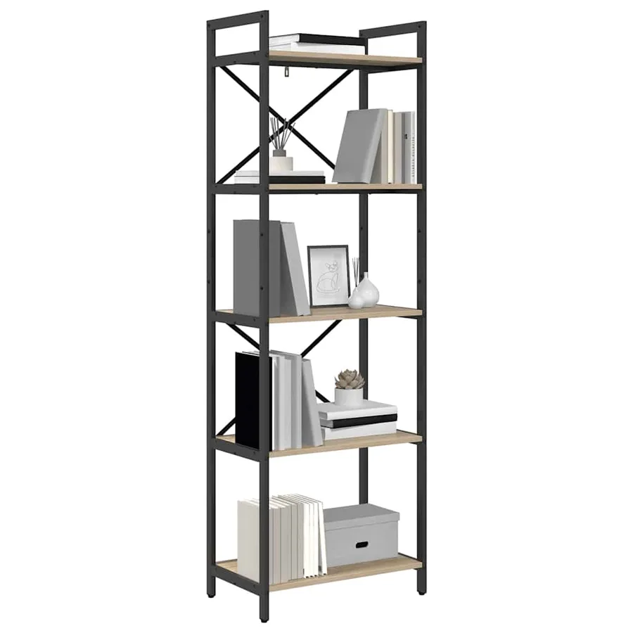 Étagère Chêne Sonoma 56 x 34 x 171 cm Bois d'ingénierie - 3
