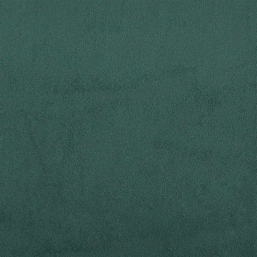 Coussins de siège 2 pcs Vert foncé Ø30 x 13 cm Velours - 8