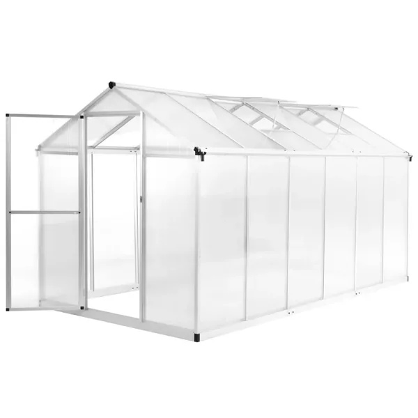 Serre Aluminium 362x190x195 cm 13,41 m³