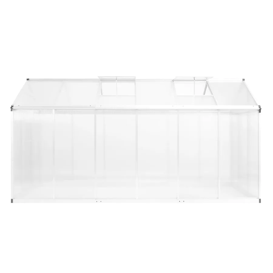 Serre Aluminium 362x190x195 cm 13,41 m³ - 2