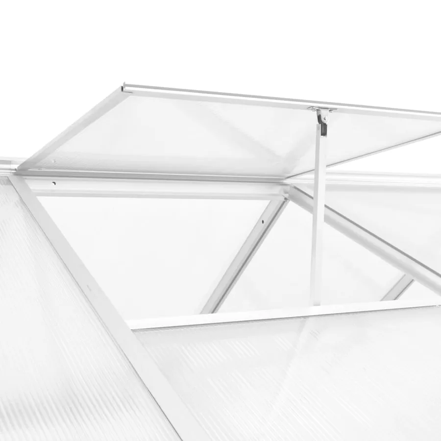 Serre Aluminium 362x190x195 cm 13,41 m³ - 4