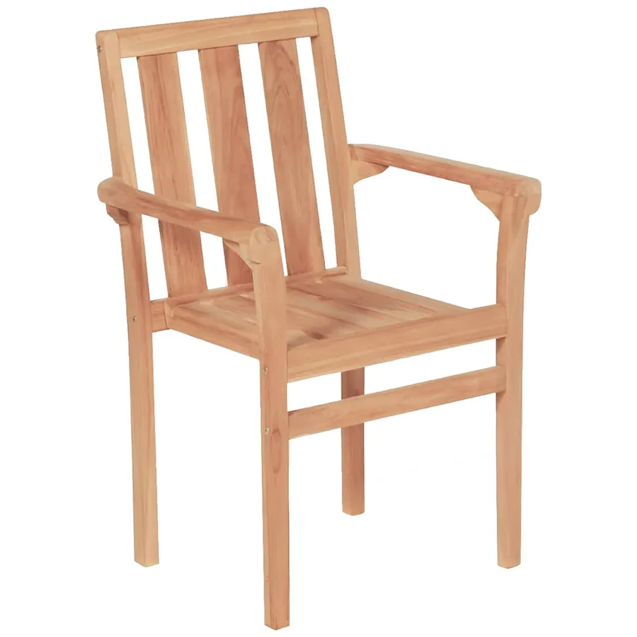Ensemble de bistro de jardin 3 pcs teck solide - 5
