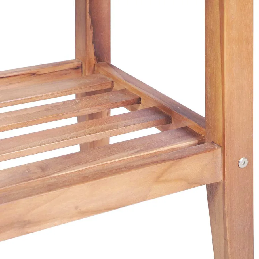 Ensemble de bistro de jardin 3 pcs teck solide - 9