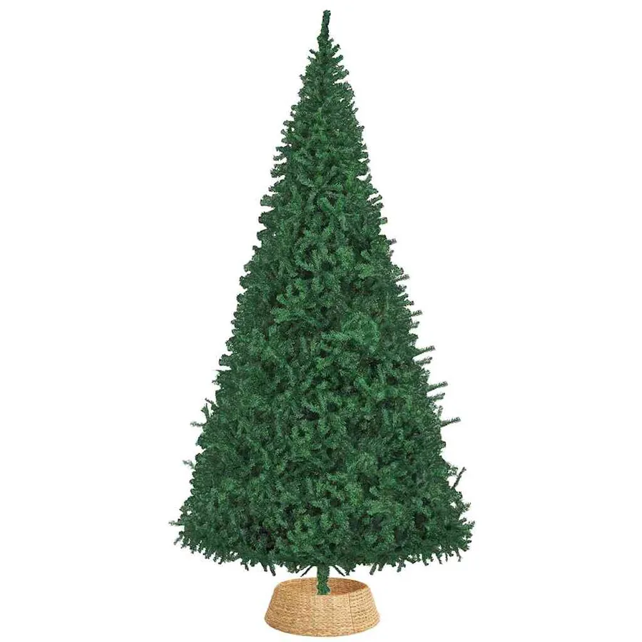 Collier de sapin de Noël Marron 90 x 90 x 28 cm Jacinthe d'eau - 3