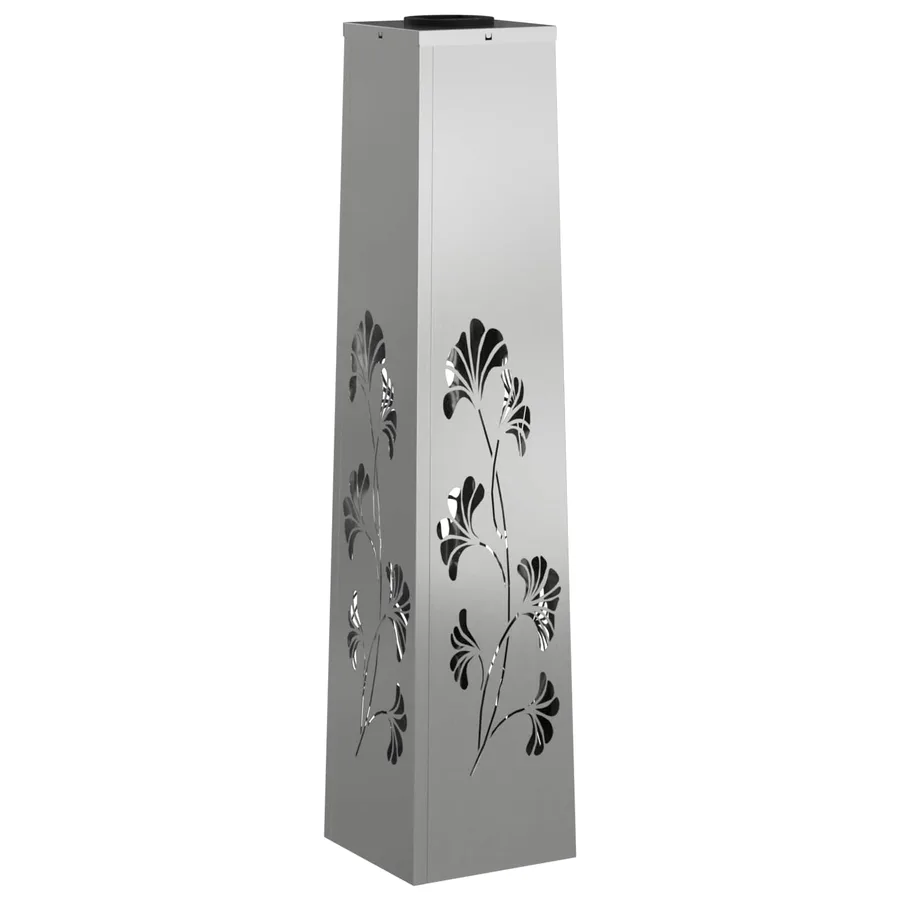 Lumière de chemin LED solaire 2 pcs Blanc chaud 18 x 18 x 80 cm - 4