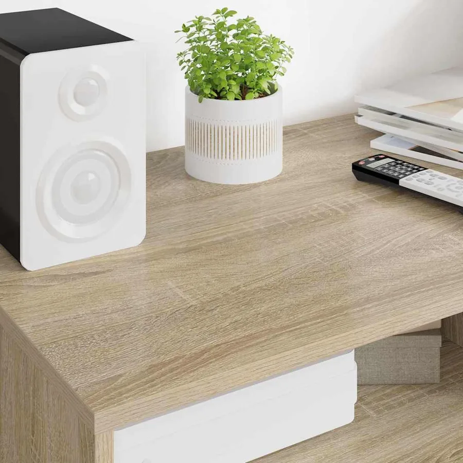 Meuble TV Chêne Sonoma 100 x 48 x 43 cm Bois d'ingénierie - 4