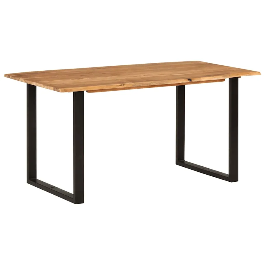 Table de salle à manger 154x80x76 cm Bois d'acacia solide - 13