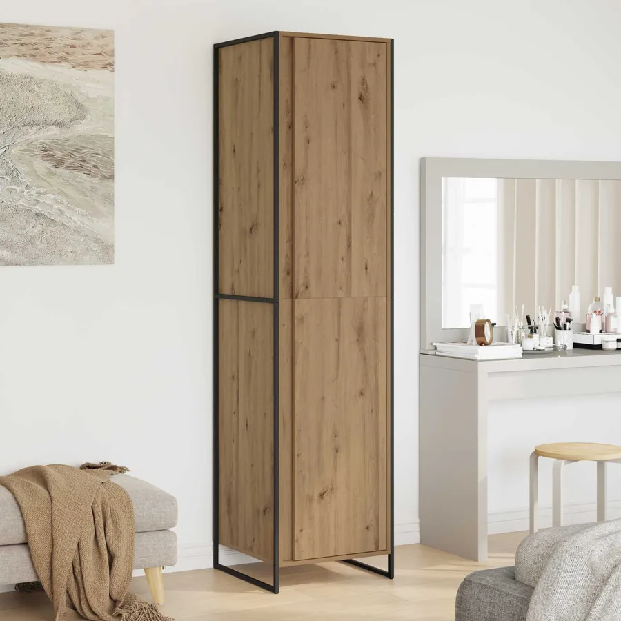 Garde-robe Chêne artisan 50 x 50 x 200 cm Bois d'ingénierie