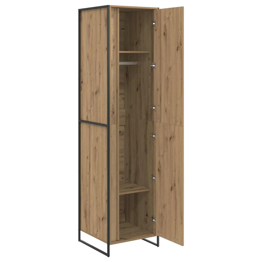 Garde-robe Chêne artisan 50 x 50 x 200 cm Bois d'ingénierie - 4