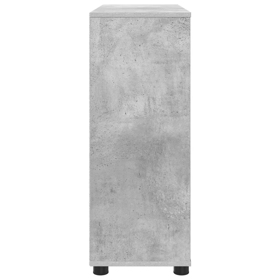 Armoire de rangement Gris béton 80 x 31 x 81 cm - 9