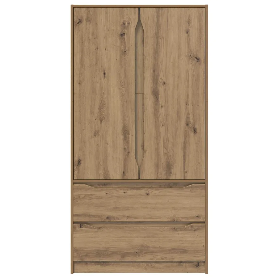 Armoire Chêne Artisanal 79,5 x 49 x 156 cm Bois d’ingénierie - 7