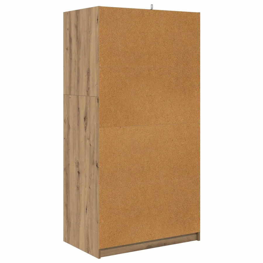 Armoire Chêne Artisanal 79,5 x 49 x 156 cm Bois d’ingénierie - 9