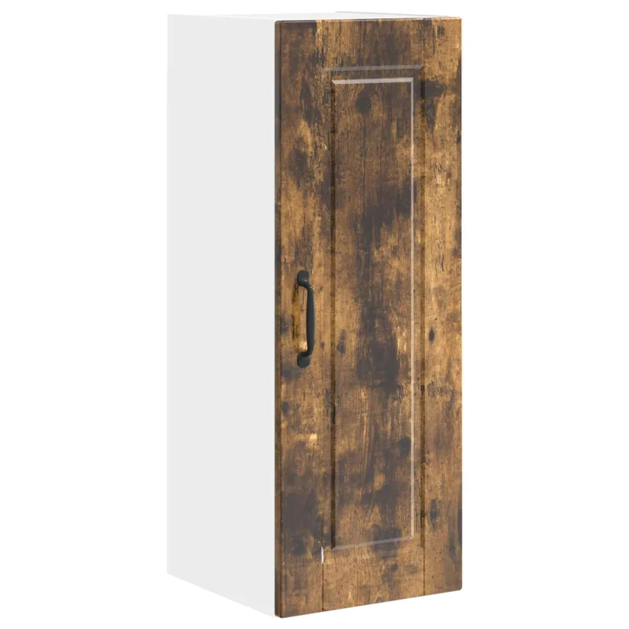 Meuble mural PORTO Chêne fumé 30 x 31 x 80 cm Bois d'ingénierie - 2